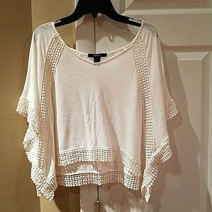 Very cute white blouse,  Forever 21, size small